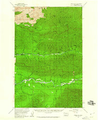 Spruce Mtn. 1956 topographic map thumbnail
