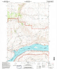 Stacker Butte 1994 topographic map thumbnail