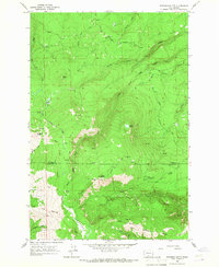Stagman Butte 1965 topographic map thumbnail