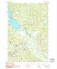 Stampede Pass 1989 topographic map thumbnail