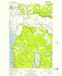 Stanwood 1956 topographic map thumbnail