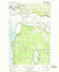 Stanwood 1956 topographic map thumbnail