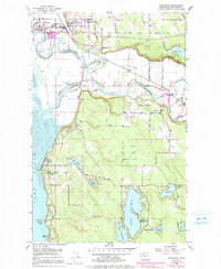 Stanwood 1956 topographic map thumbnail