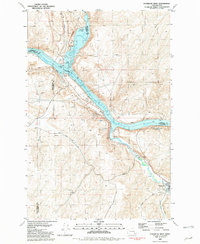 Starbuck West 1981 topographic map thumbnail