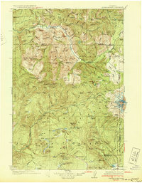 Steamboat Mtn 1931 topographic map thumbnail