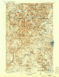 Steamboat Mtn 1931 topographic map thumbnail