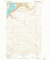 Steamboat Rock SE 1968 topographic map thumbnail