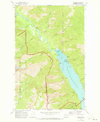 Stehekin 1969 topographic map thumbnail