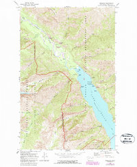 Stehekin 1969 topographic map thumbnail