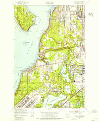 Steilacoom 1948 topographic map thumbnail