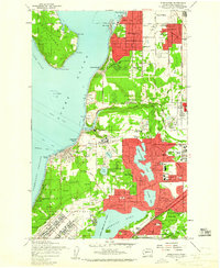 Steilacoom 1959 topographic map thumbnail