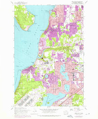Steilacoom 1959 topographic map thumbnail