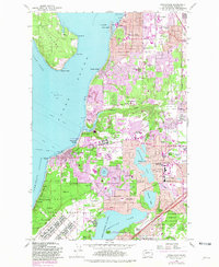Steilacoom 1959 topographic map preview