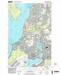 Steilacoom 1997 topographic map thumbnail