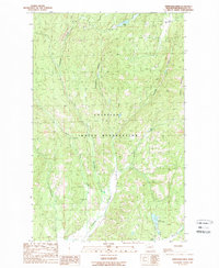 Stepstone Creek 1989 topographic map thumbnail