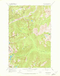 Stevens Pass 1965 topographic map thumbnail