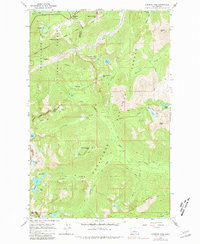 Stevens Pass 1965 topographic map thumbnail