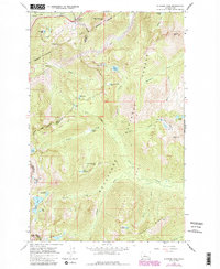 Stevens Pass 1965 topographic map thumbnail