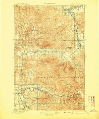 Stilaguamish 1901 topographic map thumbnail