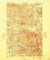 Stilaguamish 1901 topographic map thumbnail