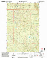 Strawberry Mountain 2001 topographic map thumbnail