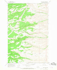 Stray Gulch 1966 topographic map thumbnail