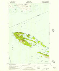 Stuart Island 1953 topographic map thumbnail