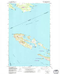 Stuart Island 1953 topographic map thumbnail