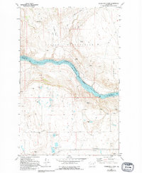 Stubblefield Point 1981 topographic map thumbnail