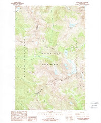 Suiattle Pass 1988 topographic map thumbnail