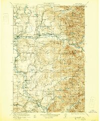 Sultan 1923 topographic map preview
