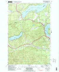 Summit Lake 1981 topographic map thumbnail