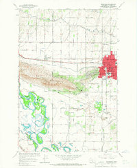 Sunnyside 1965 topographic map thumbnail