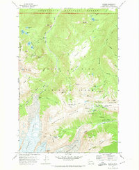 Sunrise 1971 topographic map thumbnail
