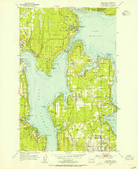 Suquamish 1953 topographic map thumbnail