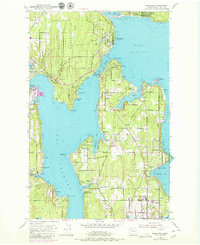 Suquamish 1953 topographic map thumbnail