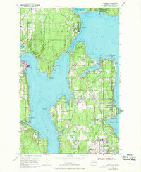 Suquamish 1953 topographic map thumbnail