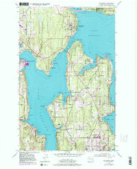 Suquamish 1953 topographic map thumbnail