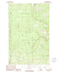 Swan Lake 1988 topographic map thumbnail