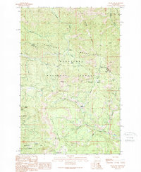 Swauk Pass topographic map thumbnail