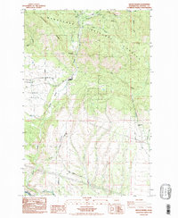 Swauk Prairie 1985 topographic map thumbnail