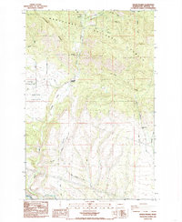 Swauk Prairie 1985 topographic map thumbnail