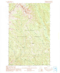 Sweetgrass Butte 1991 topographic map thumbnail
