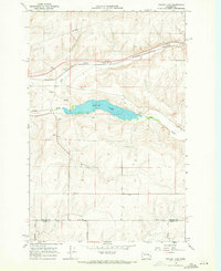 Sylvan Lake 1968 topographic map thumbnail