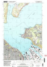 Tacoma North 1997 topographic map thumbnail
