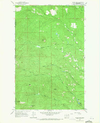 Tacoma Peak 1968 topographic map preview