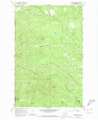 Tacoma Peak 1968 topographic map preview