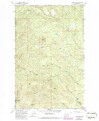 Tacoma Peak 1968 topographic map preview