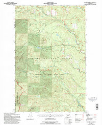 Tacoma Peak 1992 topographic map thumbnail