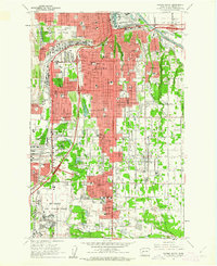 Tacoma South 1961 topographic map thumbnail